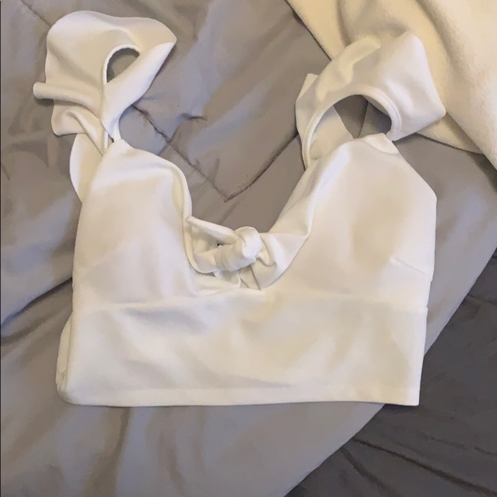 White tank top